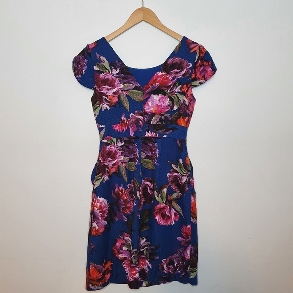 Moulinette Soeurs for Anthropologie Floral Dress Size 4 - Picture 5 of 12